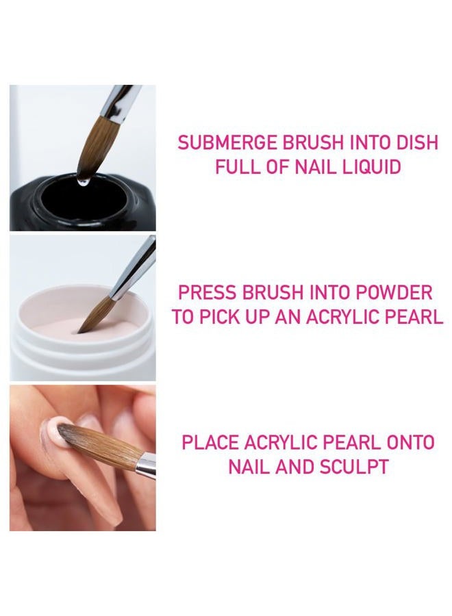 Young Nails Liquid Nail Monomer for Acrylic Nail Powder - Professional Liquid Monomer, Acrylic Nails At Home, Low Odor, MMA Free, Non-Yellowing, 6 oz - Image 4