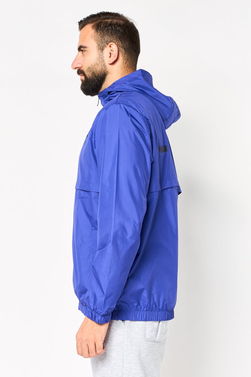 PUMA Men Sportswear Fit Long Sleeve Outdoor Windbreaker jacket, Blue - Image 4