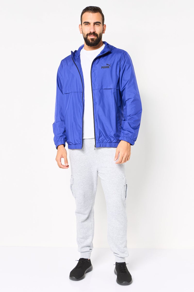 PUMA Men Sportswear Fit Long Sleeve Outdoor Windbreaker jacket, Blue - Image 3
