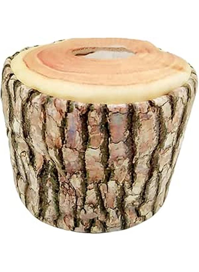 Cabilock Faux Wood Plush Tissue Box Holder Creative Car Home Office Decor - Image 1