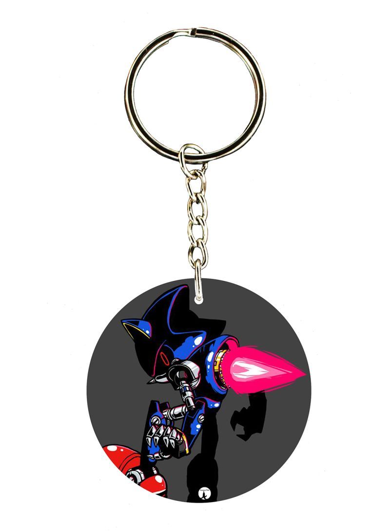 Sonic Printed Keychain