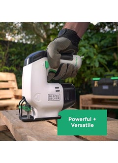 BLACK+DECKER 12V Cordless Jigsaw Made From 50 Percent Recycled Material Fast And Accurate In Cutting Through Wood Plastics And Metal Revj12C Gb 2 Years  - Image 3