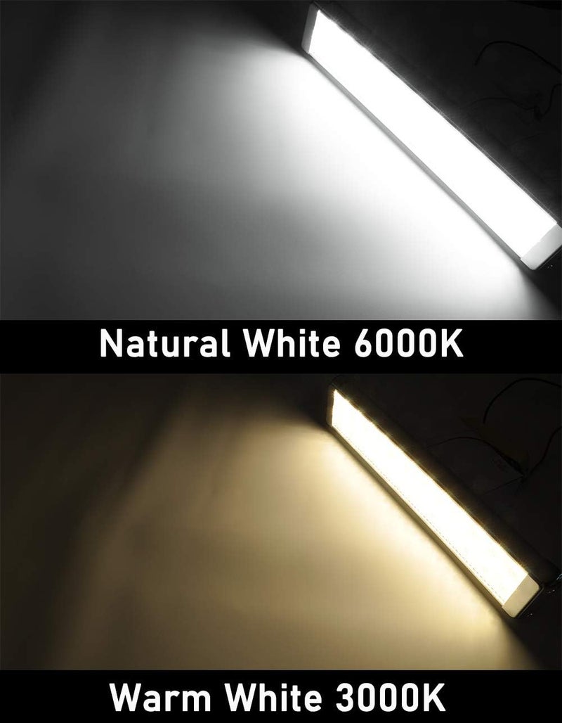 Lightronic LED Interior Light Fixture 18.2", High Light-Output Low Current Draw, 3000K Warm-White Wide Flood Beam, 12V/24V DC, On/Off Rocker Switch, Aluminum Housing for RV & Utility Vehicles, 1-Pack - Image 3