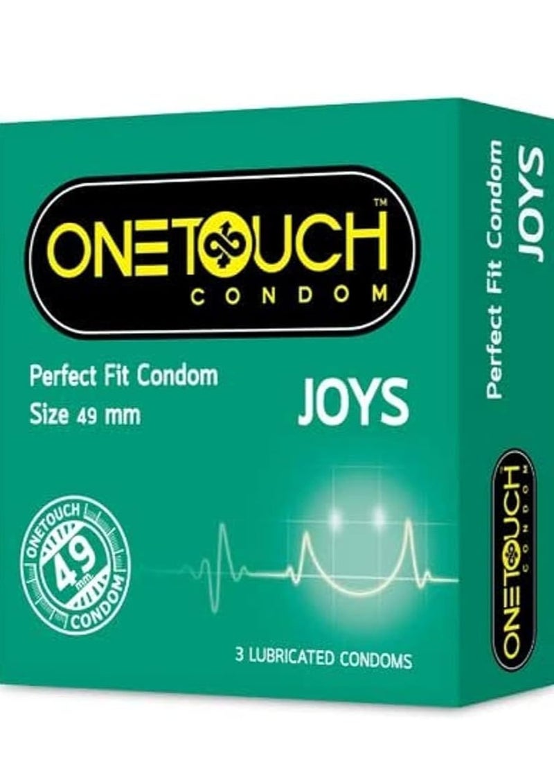ONETOUCH - Joys Condoms 3 Pcs In Package - Image 1