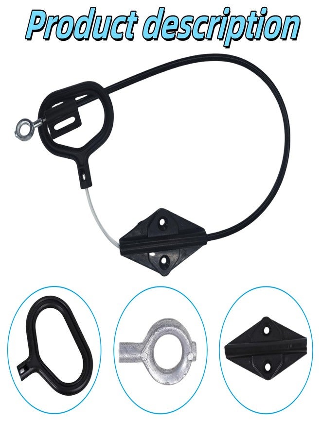 ZLLITONS Replacement Recliner Cable D Ring Handle for Recliner Adjustment and Maintenance Lazy Boy, Lazyboy Handle Cable, Release Cable Couch, Recliner Cable - Image 2