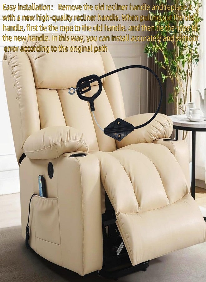 ZLLITONS Replacement Recliner Cable D Ring Handle for Recliner Adjustment and Maintenance Lazy Boy, Lazyboy Handle Cable, Release Cable Couch, Recliner Cable - Image 4