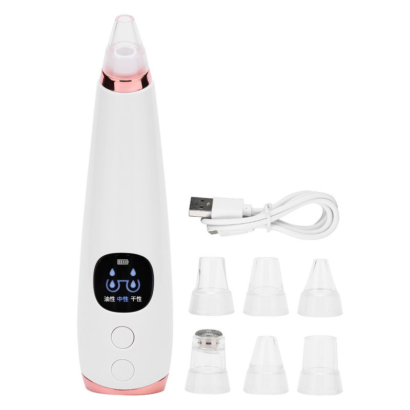 Electric Vacuum Suction Blackhead Removal Face Pore Cleaner Skin Peeling Machine - Image 1