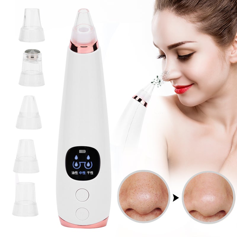 Electric Vacuum Suction Blackhead Removal Face Pore Cleaner Skin Peeling Machine - Image 4