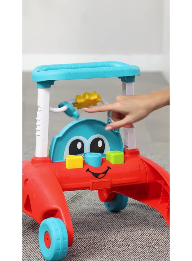 Fisher-Price Wooden Shape Stacker Toy for Toddlers, Wooden Sorting and Stacking Preschool Learning Toy with Colorful Shapes for Kids Age 2+ - Image 3