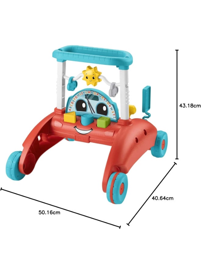 Fisher-Price Wooden Shape Stacker Toy for Toddlers, Wooden Sorting and Stacking Preschool Learning Toy with Colorful Shapes for Kids Age 2+ - Image 5