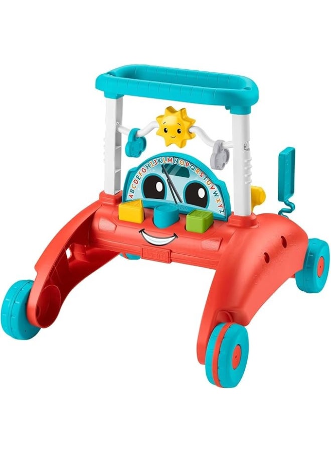 Fisher-Price Wooden Shape Stacker Toy for Toddlers, Wooden Sorting and Stacking Preschool Learning Toy with Colorful Shapes for Kids Age 2+ - Image 4
