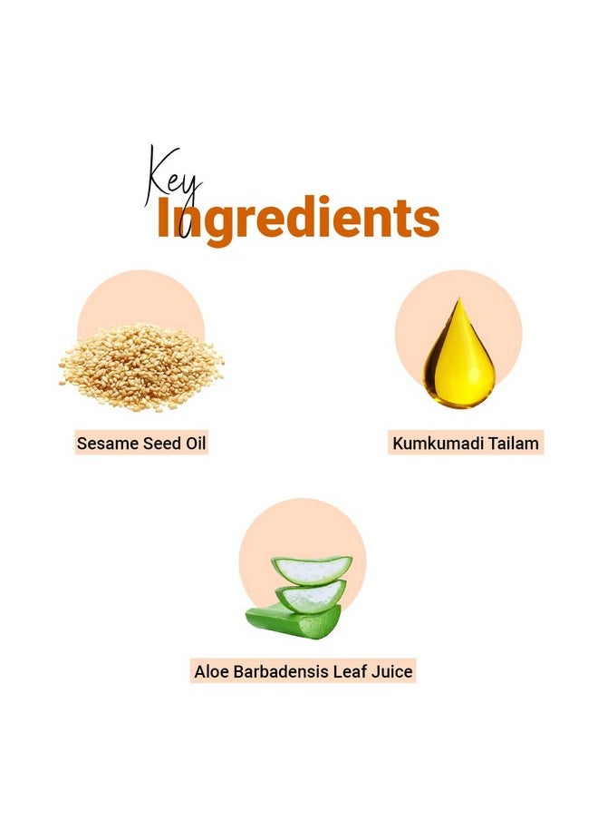 Vedic Line - Vedicline Kumkumadi Tailam De Tan Ubtan Fades Tan Blemishes & Pigmentation With Sesame Seed Oil And Aloe Barbadensis Leaf Juice For Dewy Glow Skin 100Ml - Image 1