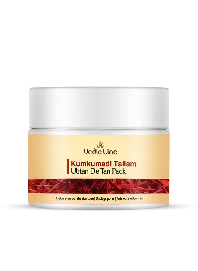 Vedic Line - Vedicline Kumkumadi Tailam De Tan Ubtan Fades Tan Blemishes & Pigmentation With Sesame Seed Oil And Aloe Barbadensis Leaf Juice For Dewy Glow Skin 100Ml - Image 1