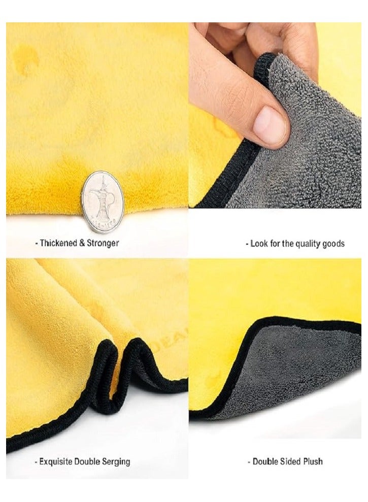 Microfiber towel, 3 pieces, multi-colored, for cleaning surfaces, with high water absorption capacity, 3 * 1