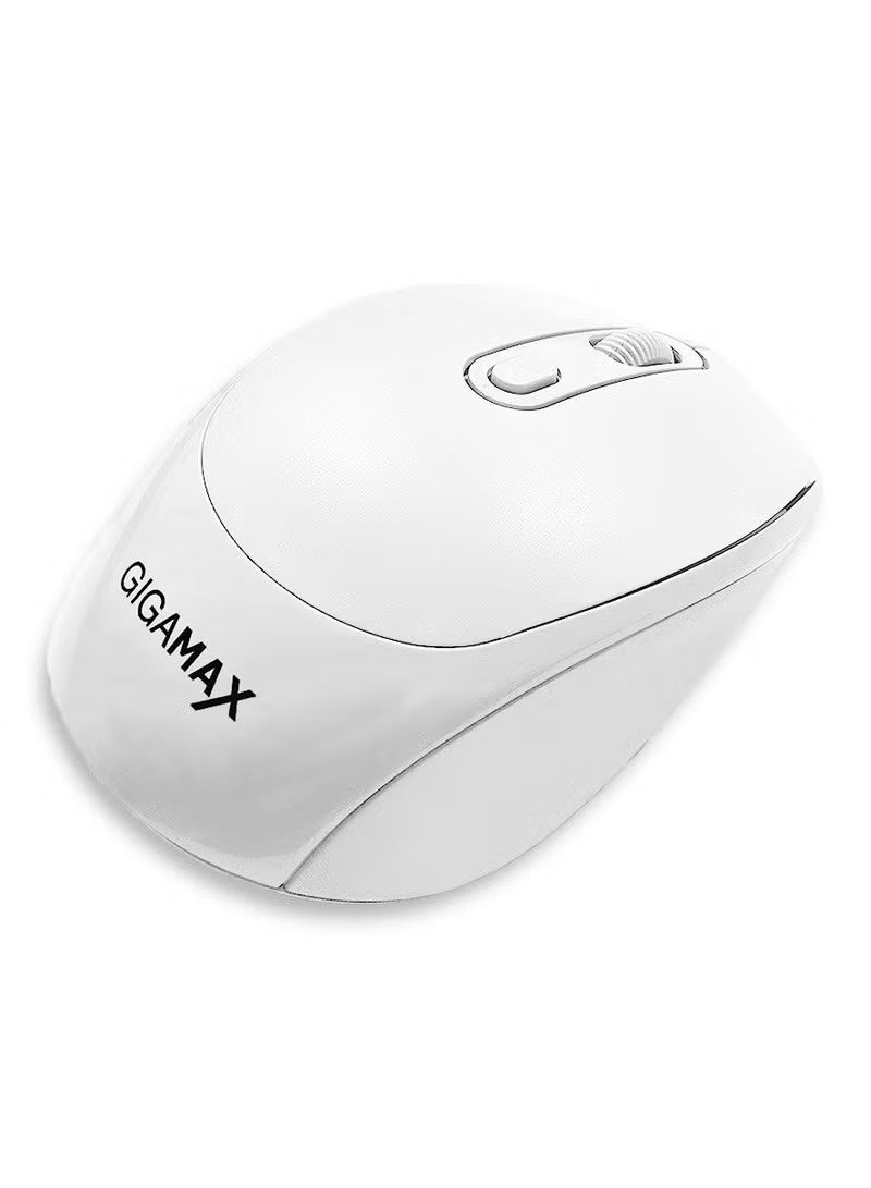 جيجاماكس ماوس مكتب لاسلكي GIGAMAX G-1400 – ماوس بوظيفة مزدوجة (سلكي / لاسلكي) بدقة 1600 DPI، مع 3 أوضاع اتصال (بلوتوث + 2.4 جيجا لاسلكي + سلكي USB)، بطارية قابلة لإعادة الشحن طويلة الأمد، تصميم مريح بـ 4 أزرار للتحكم، متوافق مع الكمبيوتر، اللابتوب، وMac - Image 2