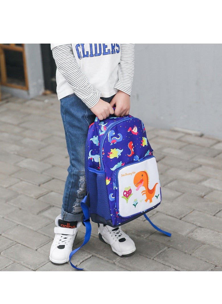 Y&D Kids Toddler Preschool Travel Backpack Kindergarten Schoolbag For Girls Boys Baby Dinosaur Dark Blue  - Image 5