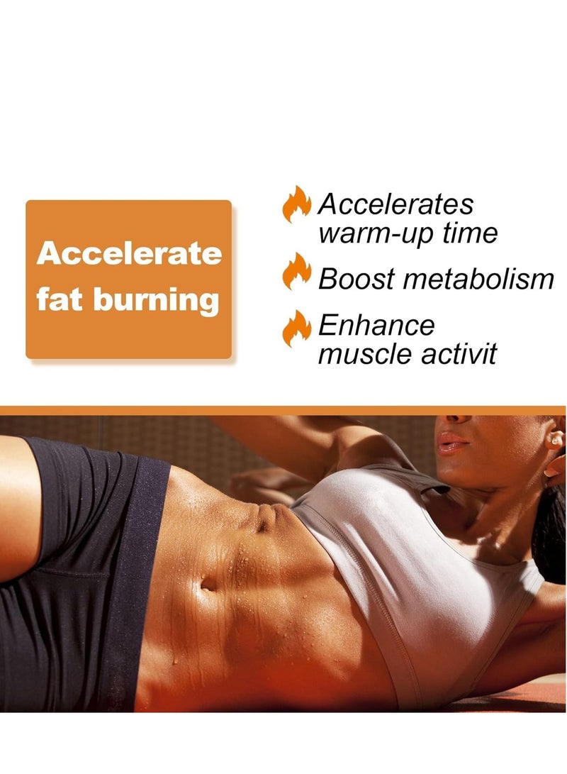 EELHOE Hot Belly Cream, Hot Belly Cream Fat Burning, Belly Fat Burner Sweat Enhancer, Workout Sweat Enhancer Cream,Fat Burning Cream for Belly, Hot Cream for Belly Fat Tightening (50g) - Image 3