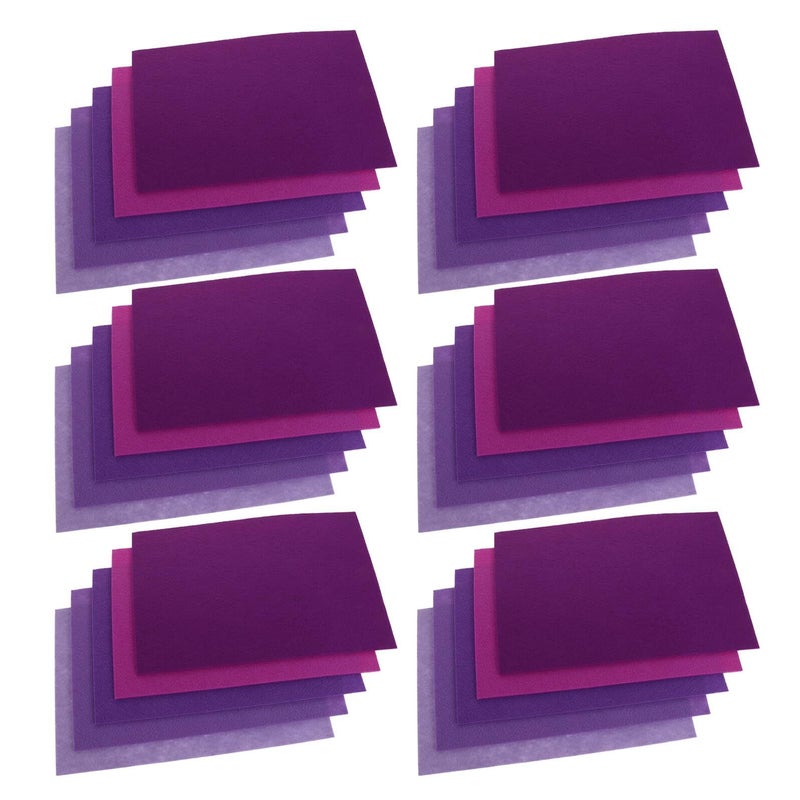 30pcs Purple Felt Squares 12x8 Inch 1.5mm Thick Nonwoven Fabric for DIY Crafts and Home Decor - Image 2