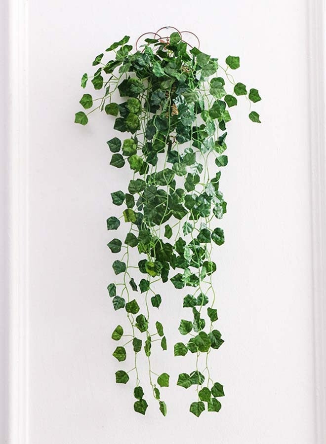 أوراق خضراء اصطناعية زخرفية لديكور المنزل مقاس ٩٠ × ٢٠ سم - Image 1