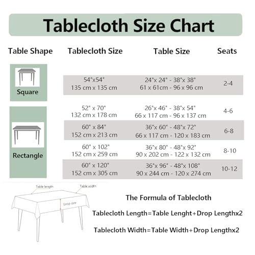 Esmorah Easter Tablecloth Rectangle 60x84 Inch, Grey Plaid Bunny Happy Easter Tablecloths, Spillproof Wrinkle Resistant Durable Washable Table Cover for Spring Picnic Dinner Table - Image 5