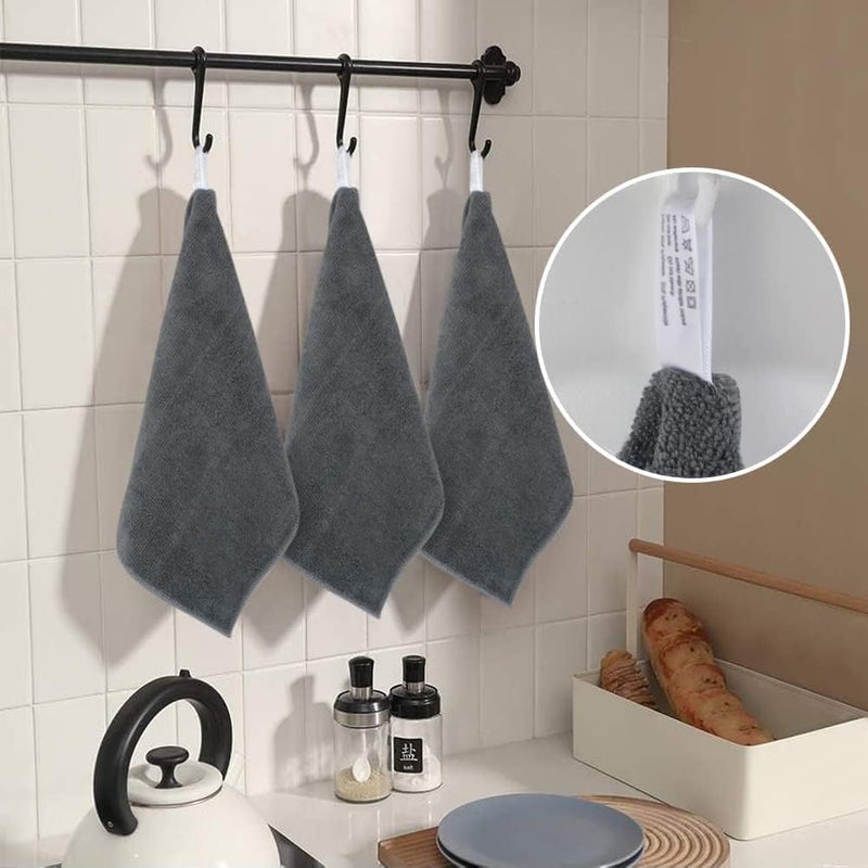 SINLAND Microfibre Cleaning Cloths Cleaning Microfibre Cloth Washing Cleaning Wipe Dusting 12 Pieces 30 cm x 30 cm - Image 5