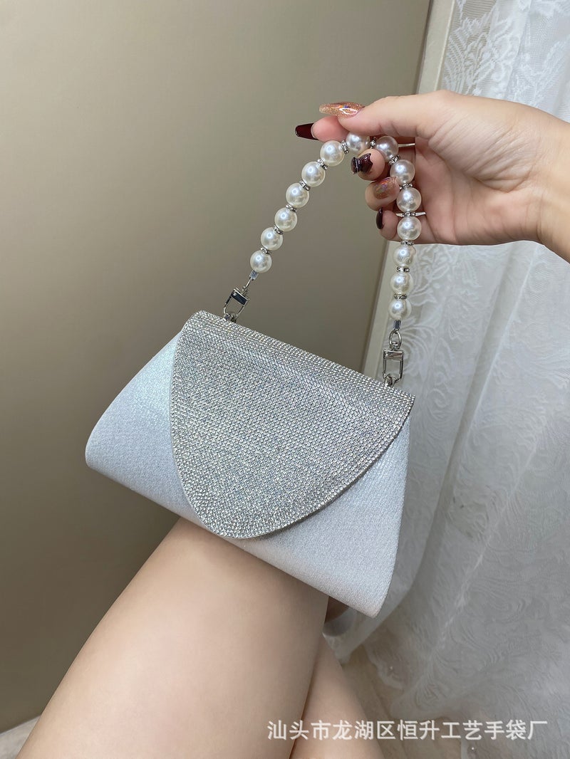 2024 Dinner Bag Diamond Handbag Xiyin Evening Bag Selling High-End Pearl Bag Shantou - Image 1
