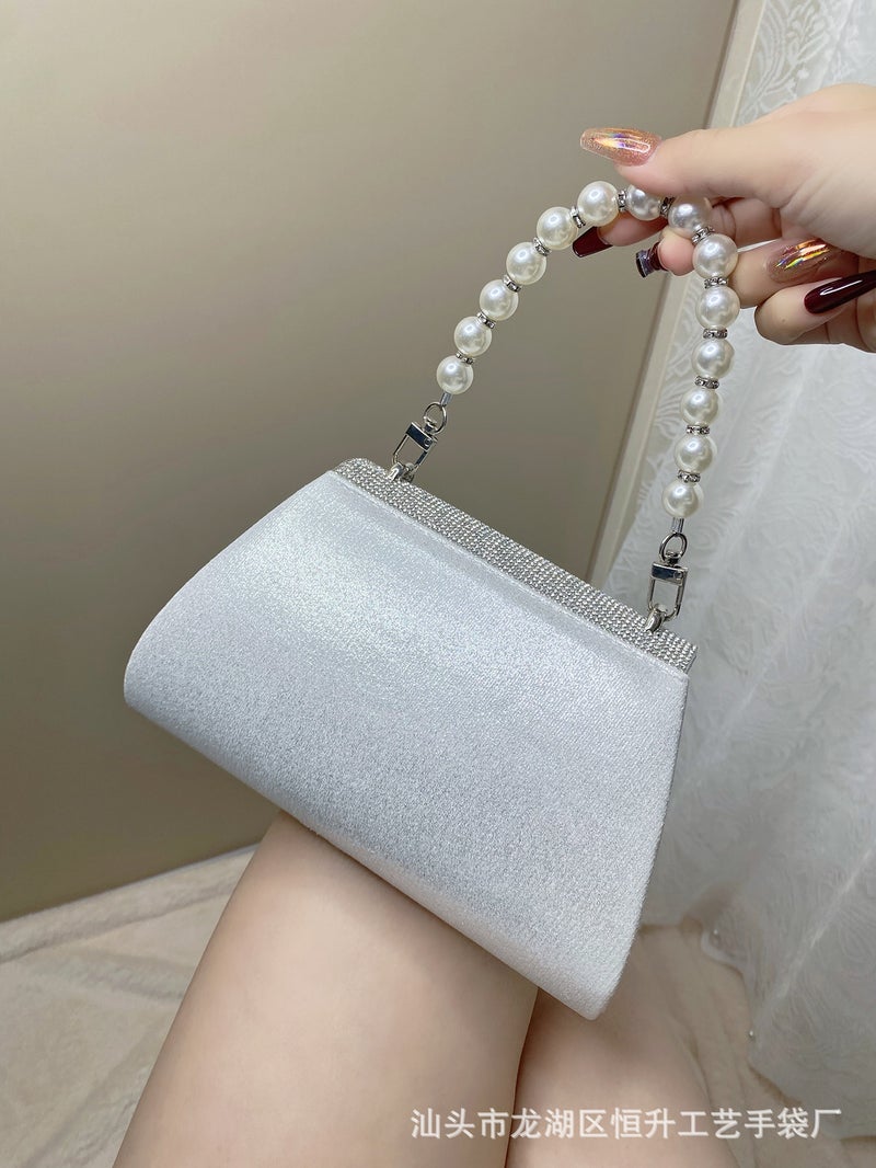2024 Dinner Bag Diamond Handbag Xiyin Evening Bag Selling High-End Pearl Bag Shantou - Image 3
