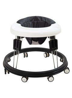 Gonice Baby Walker, Baby Walker Foldable Adjustable Height,Multi-Function Anti-Rollover Toddler Walker,Suitable for All terrains for Baby Boys and Baby Girls 6-18Months 9 Heights Adjustable (Black)  - Image 1