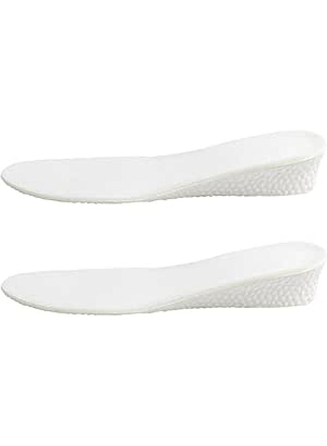 Shockproof Height Increasing Insoles 3 5cm White Size 37 38 Breathable Cushion For Sports - Image 1