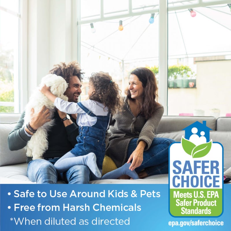 Clorox كلوركس منظف الزجاج إعادة تعبئة نظام تنظيف الزجاج للمرايا وتنظيف النوافذ، 2 عدد - Image 2