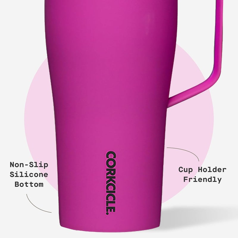 CORKCICLE Cold Cup XL – Insulated Tumbler with Handle – Keeps Drinks Cold for 12 Hours – Triple Insulated – Spillproof Lid – Summer Drinkware Gift – Keeps Drinks Ice Cold – 850ml / 29oz - Image 4