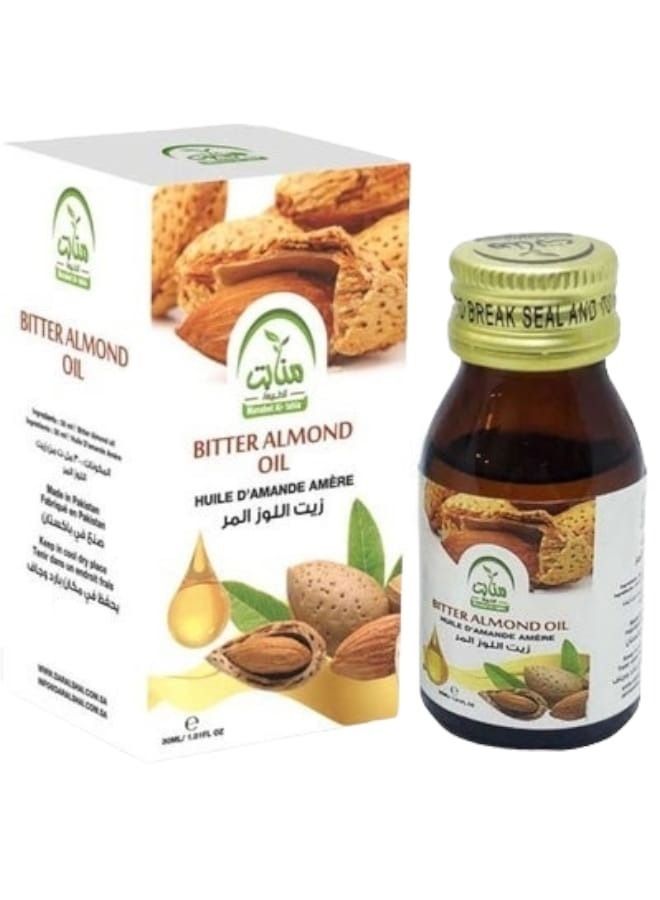منابت الطبيعة زيت اللوز المر 30 مل