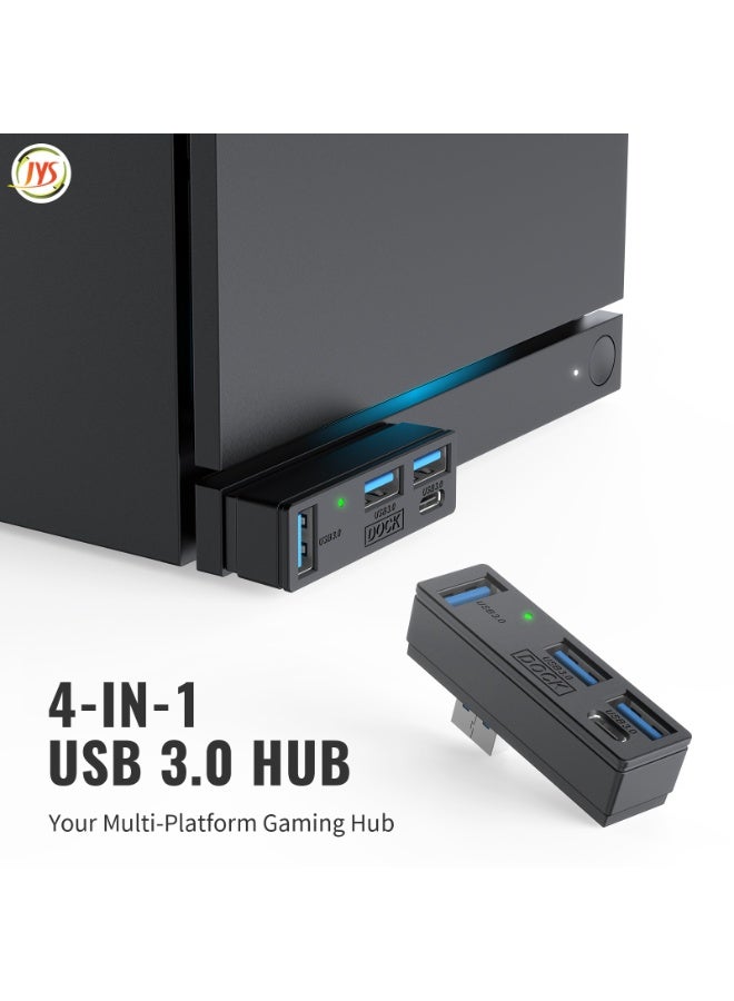 JYS A universal hub compatible with multiple platforms, including Steam Machines, PS5, PCs and laptops. With ultra-fast 5 Gbps transfer speeds—up to 10 times faster than USB 2.0—it is ideal for gaming peripherals, storage and file transfers. - Image 3