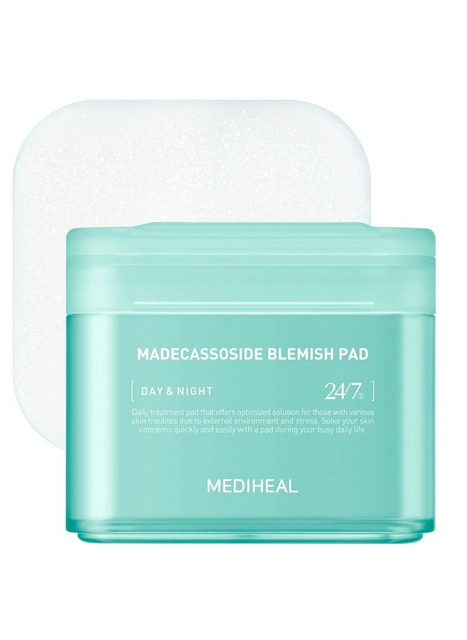 MEDIHEAL Madecassoside Cotton Facial Pads Toner Pads With Centella Asiatica To Improve Uneven Skin Tone Vegan Face Gauze Pads 100 Pads  - Image 1