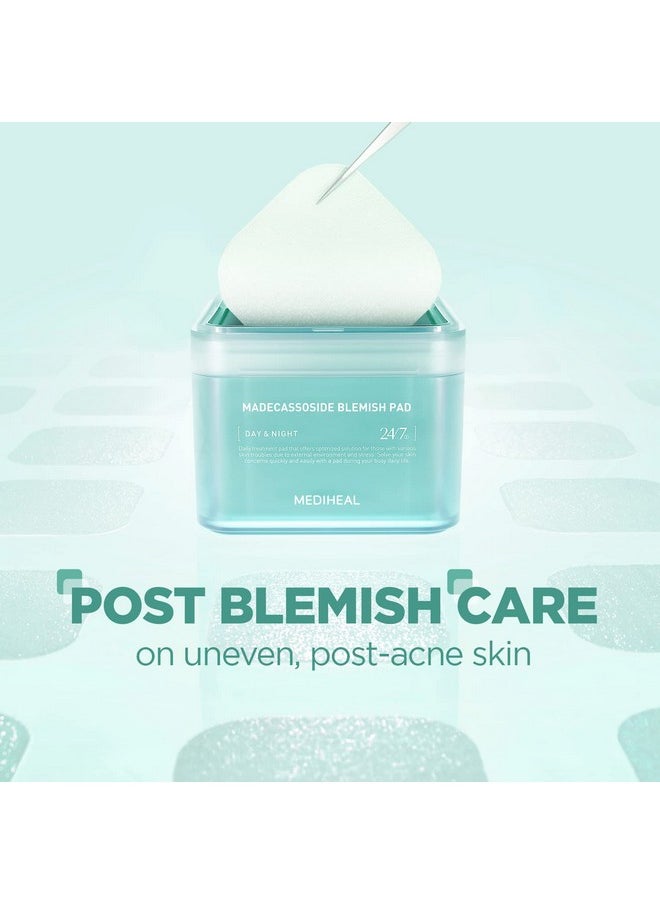 MEDIHEAL Madecassoside Cotton Facial Pads Toner Pads With Centella Asiatica To Improve Uneven Skin Tone Vegan Face Gauze Pads 100 Pads  - Image 2