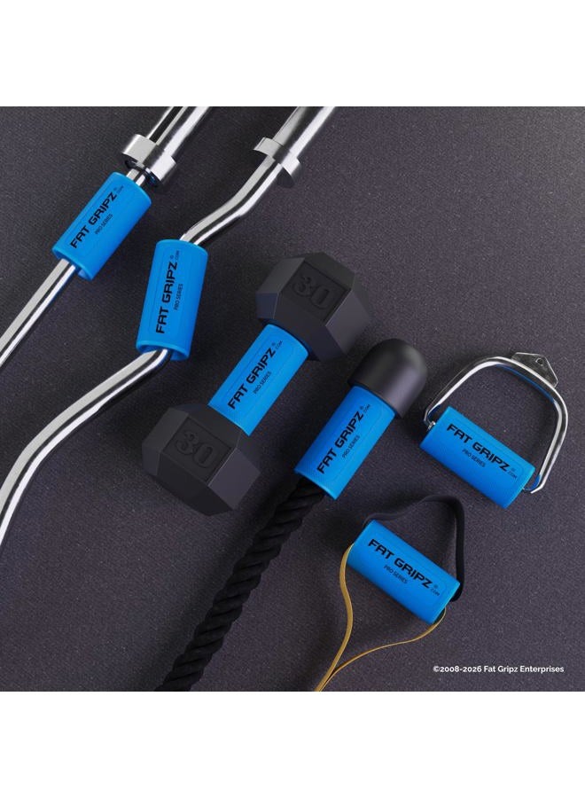 FAT GRIPZ Pro - The Simple Proven Way to Get Big Biceps & Forearms Fast - at Home Or in The Gym (Winner of 3 Men's Health Magazine Awards) (2.25” Outer Diameter) - Image 2