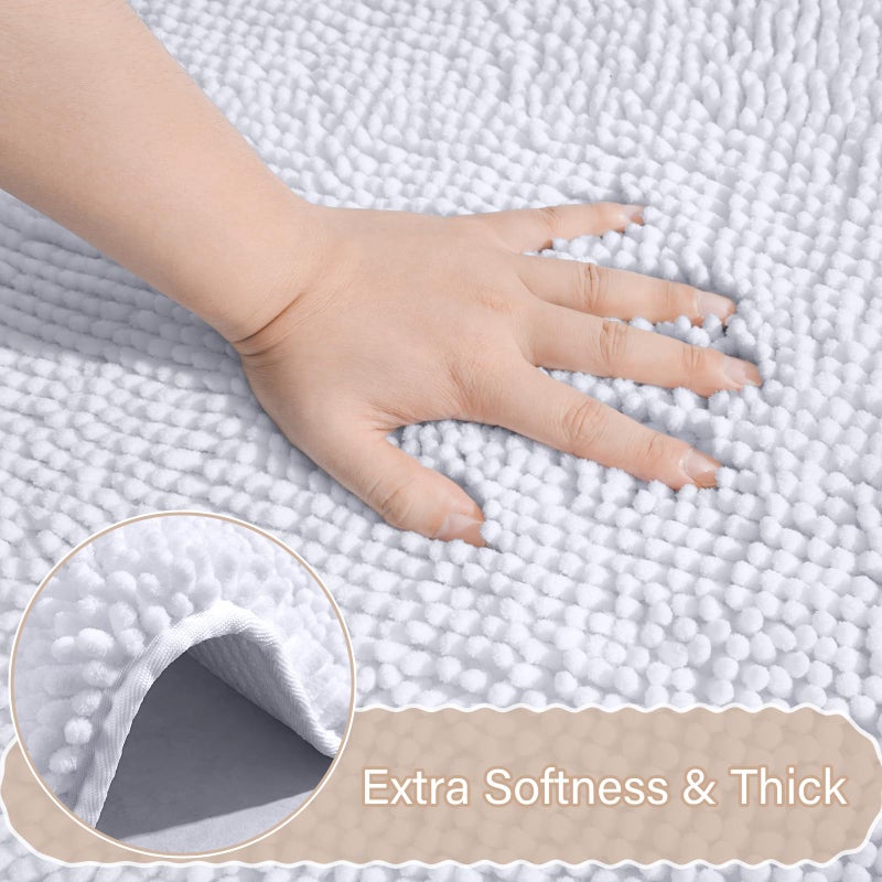 AROGAN سجادة الحمام Arogan مجموعات 2 قطعة 20 "" x20 " - Image 3