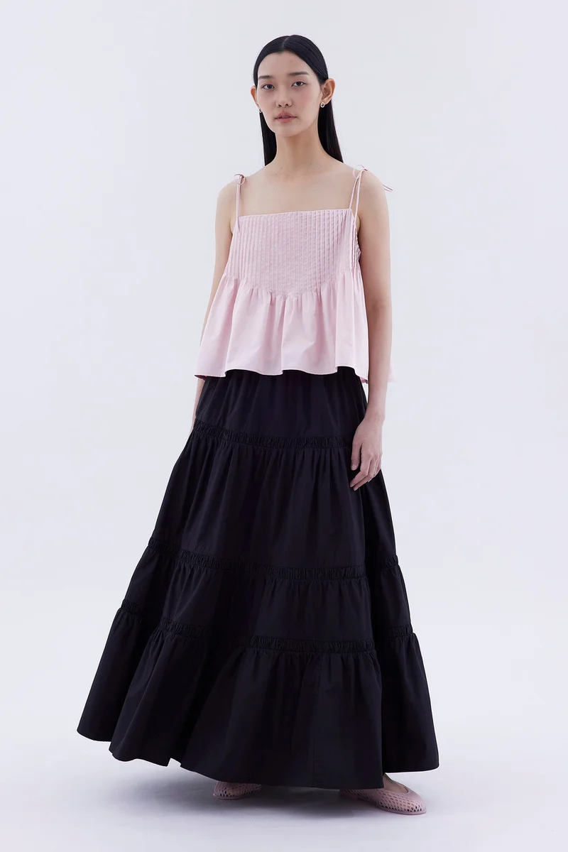 ذا اديتورز ماركت Brenella Pin-tuck Top