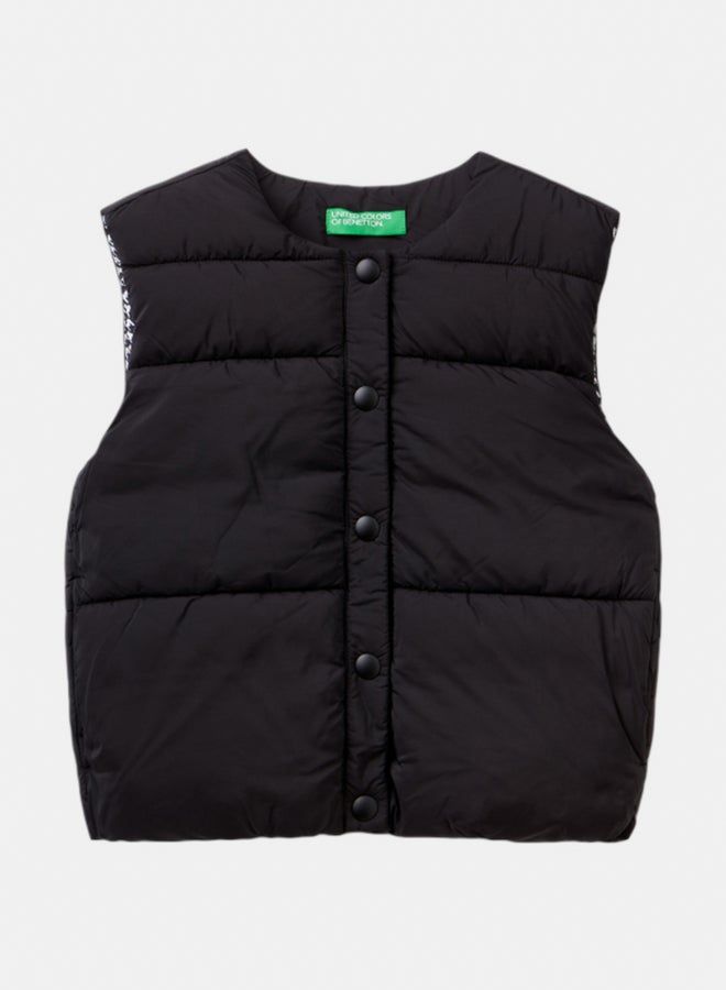 بينيتون جيليه بنات مبطن بحشوة ثلاثية الأبعاد - Image 1