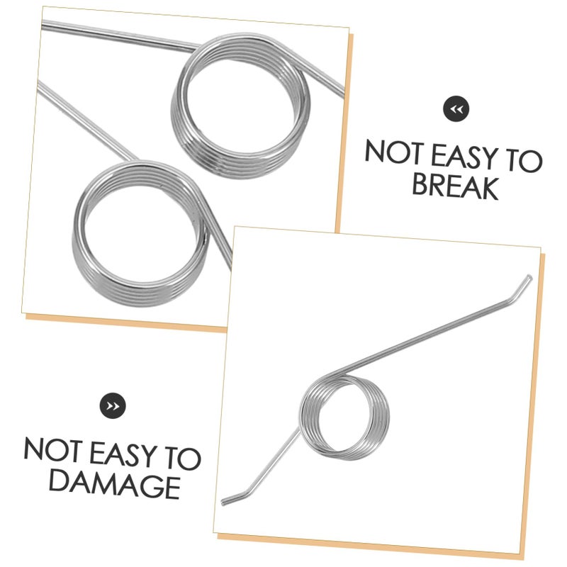 2Pcs Torsion Spring Replacement For Trash Can Lid 10 Inch Universal Fit - Image 5