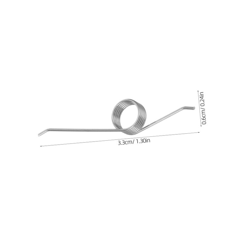 2Pcs Torsion Spring Replacement For Trash Can Lid 10 Inch Universal Fit - Image 3