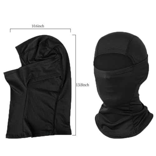 ZJNUO ATV Goggles with Balaclava face Mask for Men Women and Youth, Dirt Bike Motorcycle Motocross Riding Ski Goggles (Black Gray+Black) - Image 3