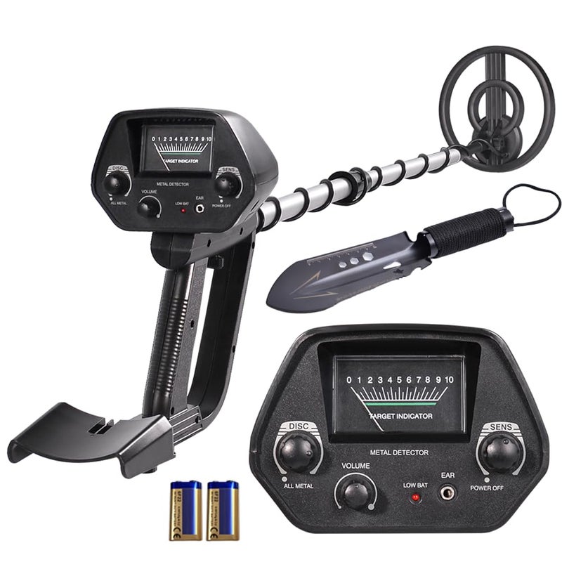 Wedigout Metal Detector for Adults & Kids, Lightweight Kids Metal Detector w/Shovel,8 Inch Waterproof Coil w/Adjustable Handle 31.5" to 41.5" for Beginner 8-12 Kids Beach Backyard for Treasure - Image 1