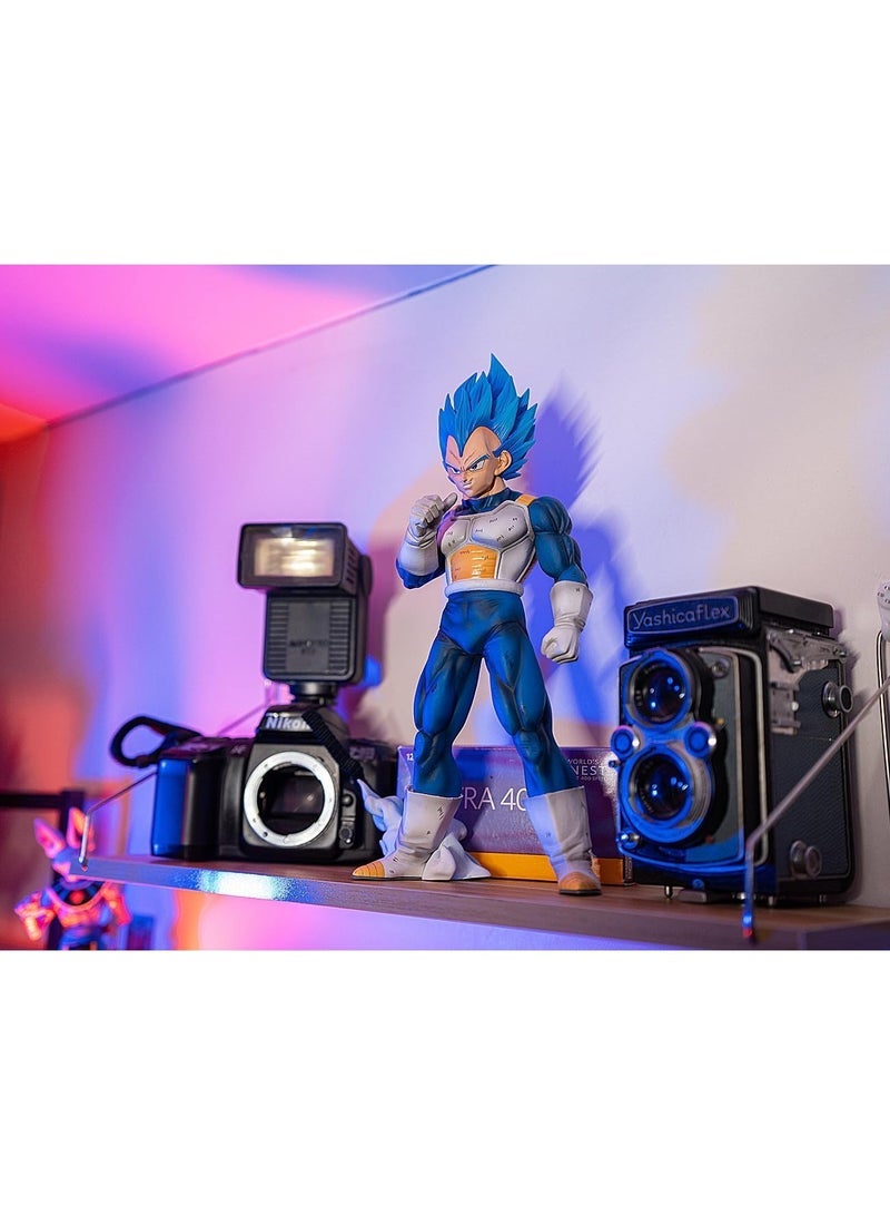 general Vegeta Statue Statue DBZ Super Saiyan Blue Series Birthday Gift PVC 11 inch - Image 5