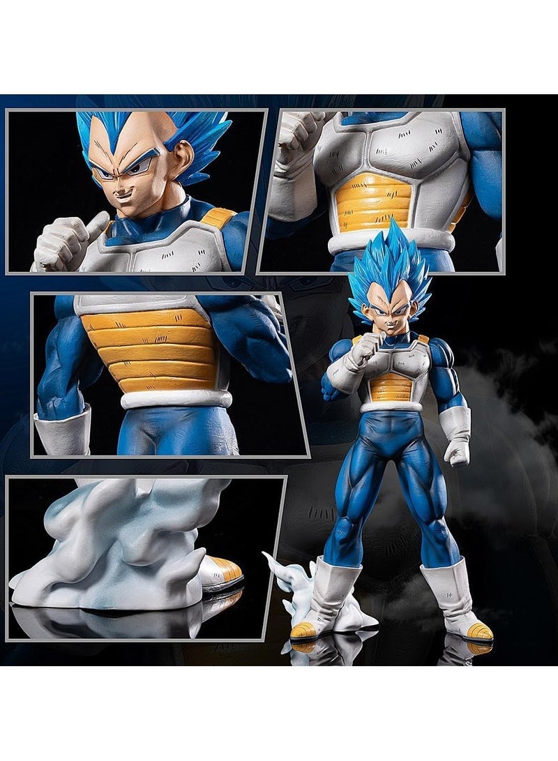 general Vegeta Statue Statue DBZ Super Saiyan Blue Series Birthday Gift PVC 11 inch - Image 3