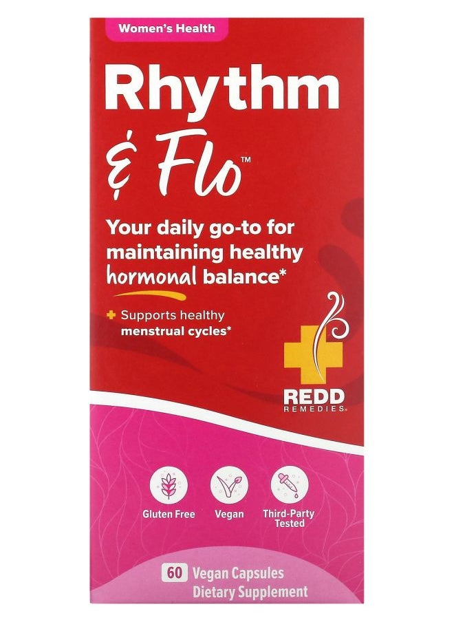 REDD REMEDIES Rhythm & Flo 60 Vegan Capsules 