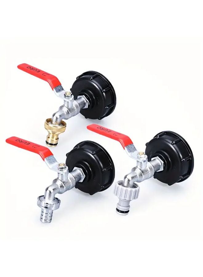 Dragon Head B Model Alloy Faucet Adapter Cap With 4 Part Round Handle - Image 2