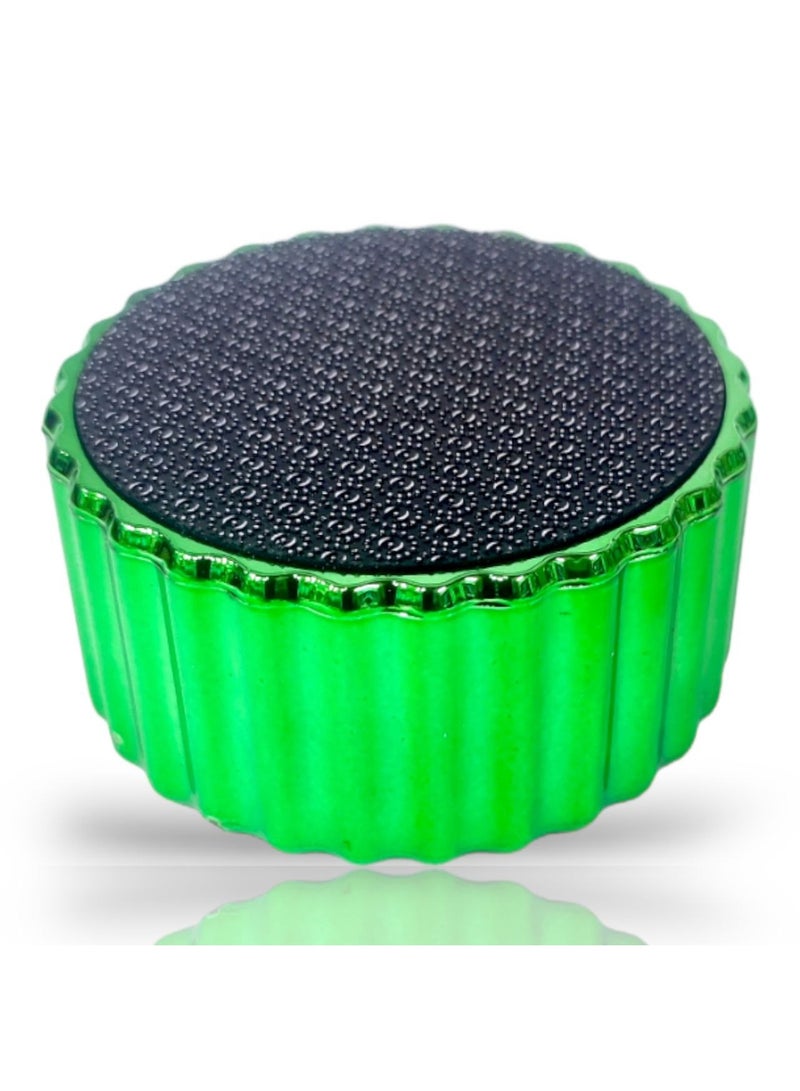 كريستالة ازالة الشعر ومبرد للاظافر و الجلد الميت 3×1 السحرية ، كريستالة ازالة الشعر بدون الم للرجال و النساء ، قابلة لاعادة الاستخدام و خفيفة الوزن و سهلة الاستخدام و بحجم مناسب للتنقل (اخضر) - Image 4