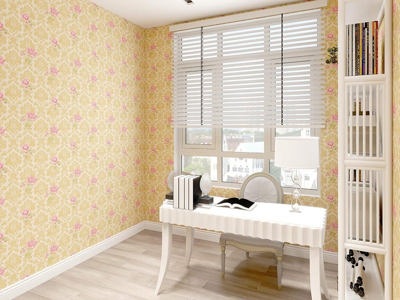 FOKRIM Wallpaper for Walls - 45x300cm (14 SQFT) Sticker Wallpaper, Peel and Stick, Removable, Self-Adhesive, Waterproof, Decorative Wallpaper for Home, Kitchen, Bedroom, Office (Majestic Golden) - Image 4