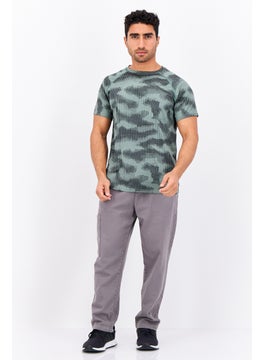 Nordland Men Sportswear Fit Short Sleeves Training T-Shirts, Green  - Image 4